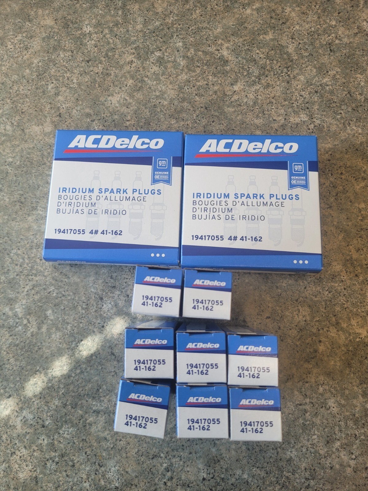 8 PACK NEW Spark Plug-Iridium ACDelco 41-162 FAST FREE SHIPPING 19417055 USA
