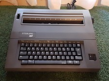 Smith Corona Sterling Electric Typewriter Model 5B-1 Gray thumbnail