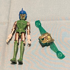 vintage Mego Micronauts complete GREEN SPACE GLIDER w/ helmet wingpack FREE SHIP