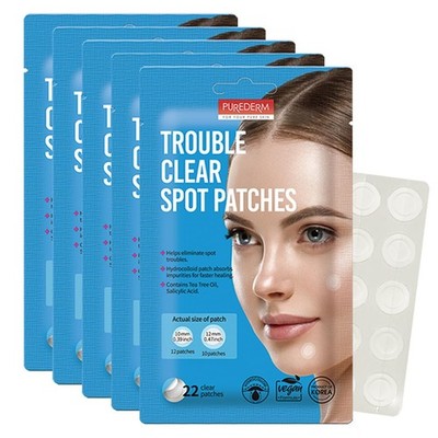 Purederm Trouble Clear Spot Patches 5 Pack 