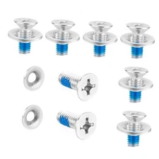 16pcs Snowboard Binding Screw Set, with Washers Stainless Steel Snowboard 