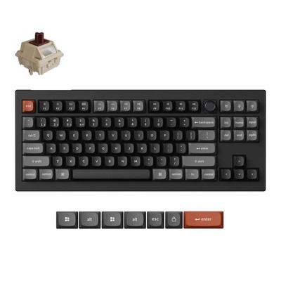 Keychron V3 Ultra 8K Kabellose Mechanische Tastatur QWERTY US POM Switch Brown