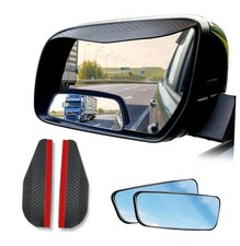 Blind Spot Car Mirror 2 Pack  Wide Angle for 3x Larger Rectangle With Visor