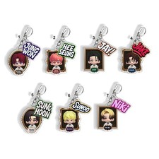 Kpop ENHYPEN Cartoon Acrylic Keychain Bag Accessory Keyring SUNGHOON JUNGWON
