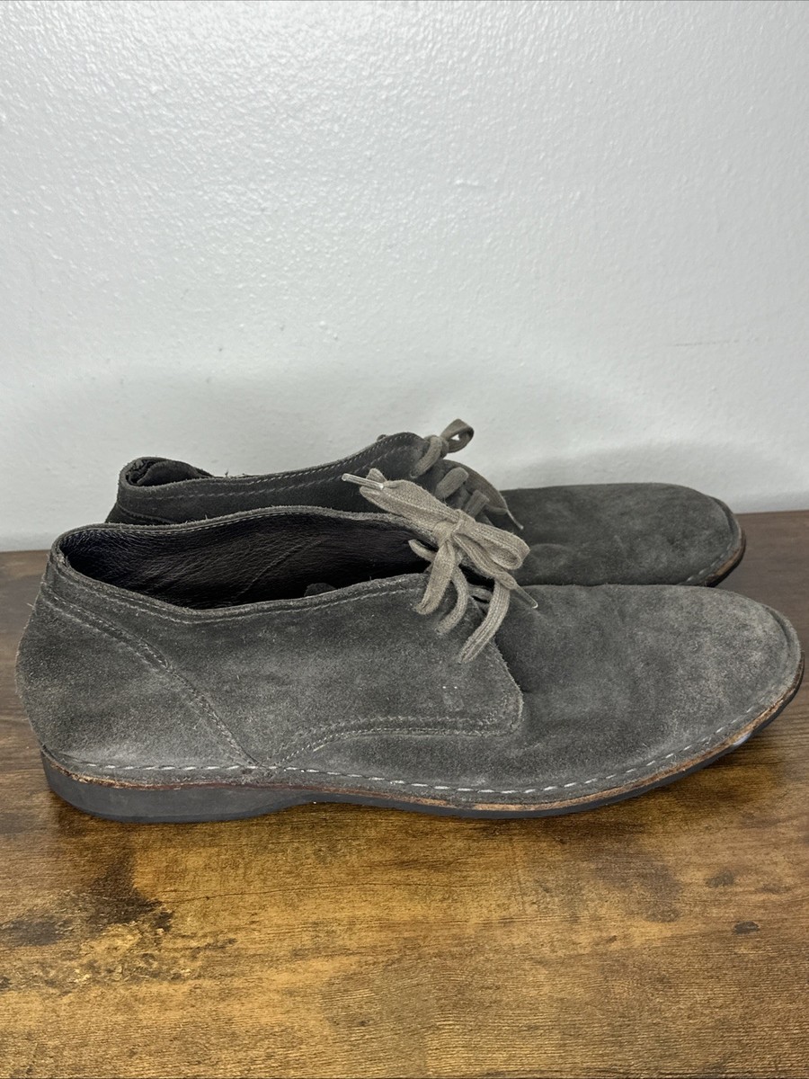 John Varvatos Charcoal Suede Lace-Up Boots s-l400.jpg main image 2