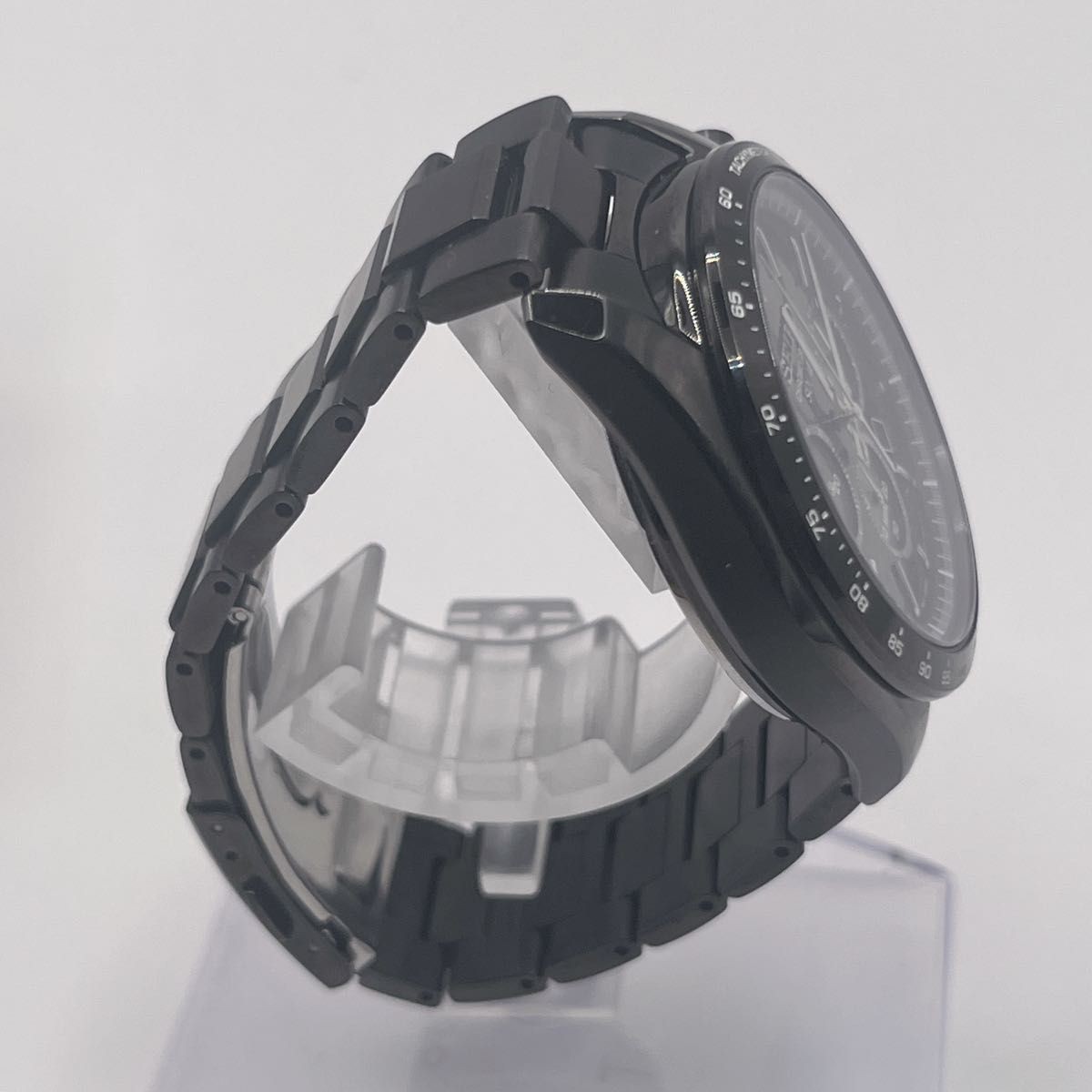 Seiko SBPY169 V175 0FA0 Solar Chronograph Watch Black… - Gem