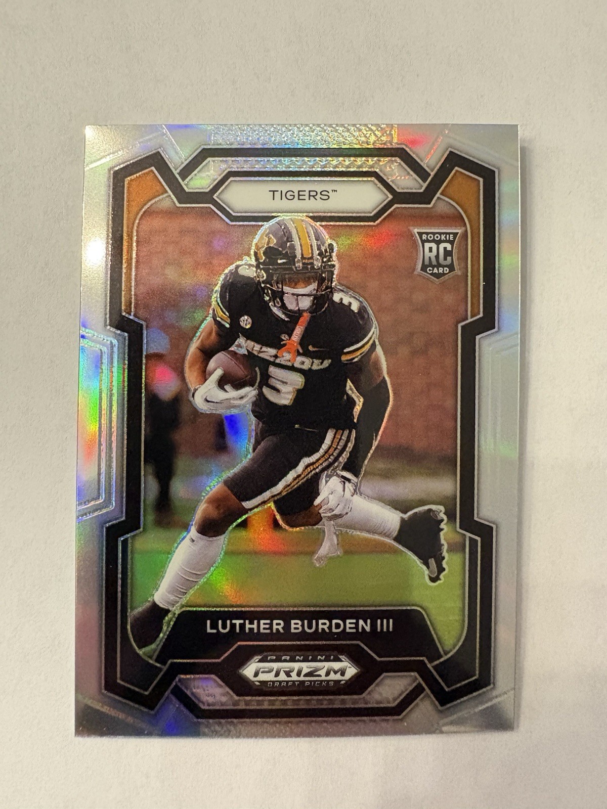 Luther Burden III 2024 Prizm Draft Silver Prizm Rookie Rc #198 Chicago Bears