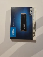 Crucial P3 Plus M.2 2280 500GB PCI-Express 4.0 x4 NVMe 3D NAND Internal Solid St