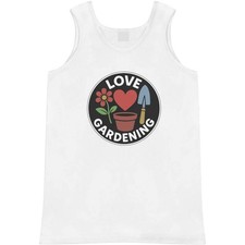 'I Love Gardening' Adult Vest / Tank Top AV053995 
