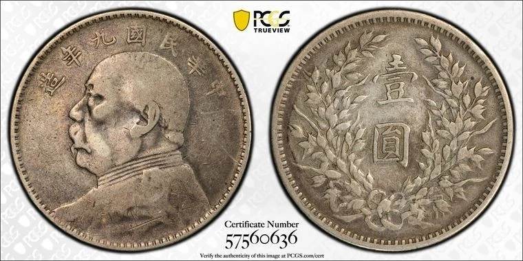 1920年 中国 中国民国 一圓 極美品？詳細不明 1920年 中国 中国民国 一圓 極美品？詳細不明 1920年 中国 中国民国