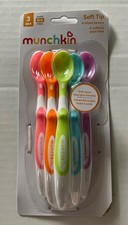 NEW MUNCHKIN 6 Soft-Tip Infant Baby Spoons BP1