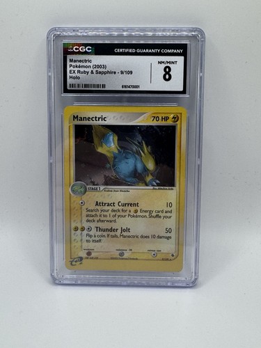 Manectric graded CGC 8 for sale on eBay