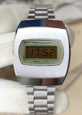 Vintage Elektronika 1 3049 (B6-02) oryginalny radziecki ZSRR Pierwszy zegarek cyfrowy lata 70.