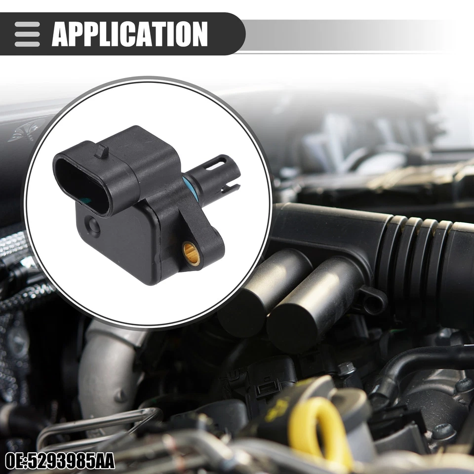 Sensor de presión de aire colector MAP de coche para Chrysler 300M 1999-2001 Nº5293985AA Foto 3 de 4