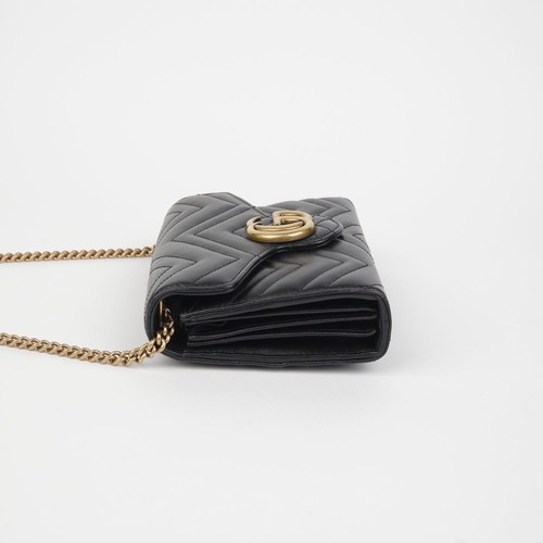 Gucci GG Marmont Mini Chain Shoulder Crossbody Bag 474575 140306551 - Picture 5 of 13
