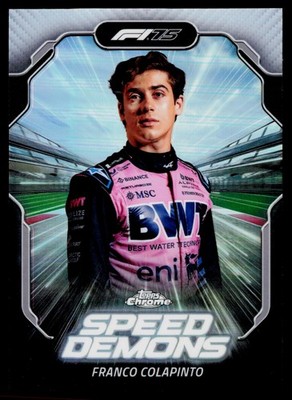 2025 Topps Chrome Formula 1 #SD-9 Franco Colapinto Speed Demons B21