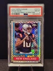 2024 Topps Chrome - 1974 Topps Football Drake Maye #74TF-3 X-Fractor (RC) PSA 8