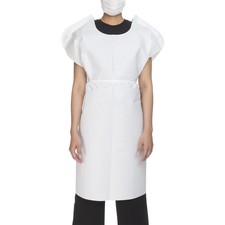 McKesson Disposable Adult Tissue-Poly Exam Gown One Size Fits Most 50 Ct