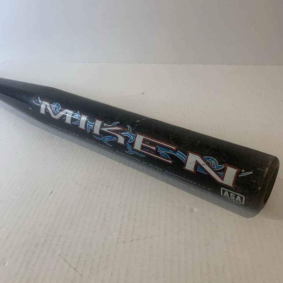 Bate de softbol lanzamiento lento MIKEN Freak 98 MSFN E-Flex 29 oz/34" Foto 2 de 4