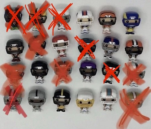 2023 NFL Funko Pop Advent Calendar No Box Loose Read