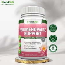 Perimenopause Relief - Support for Hot Flashes & Night Sweats - Mood Support