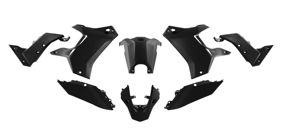 Rtech Plastic Kit Fits Yamaha Ténéré 700 From 2019 Revolution Black - Image 5