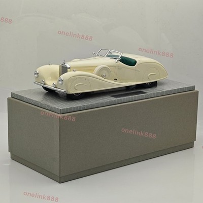 AMC 1/18 Mercedes Benz 540K W29 Open Top Car King Ghazi Erdmann & Rossi 1936