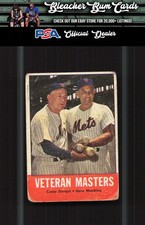 1963 Topps 43 Veteran Masters Stengel Woodling Creased
