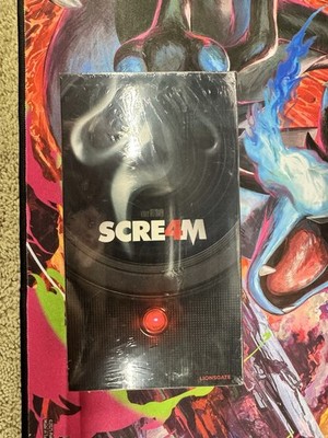 SCREAM 4 VHS OFFICIAL LIONSGATE BE KIND, REWIND LIMITED EDITION SOLD OUT IN-HAND