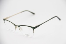 NEW TURA KATE YOUNG MOD K331 EMR EMERALD SILVER AUTHENTIC EYEGLASSES 51-17