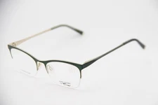 NEW TURA KATE YOUNG MOD K331 EMR EMERALD SILVER AUTHENTIC EYEGLASSES 51-17