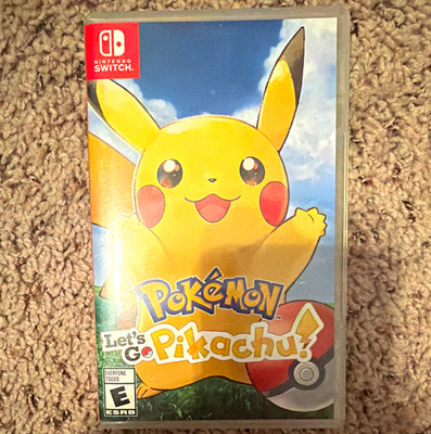 Nintendo Pokémon: Let's Go, Pikachu! for Nintendo Switch Game w/ Case NTSC 2018