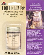 Liquid Leaf One-Step Leafing Paint Metallic Finish .75oz Classic Gold