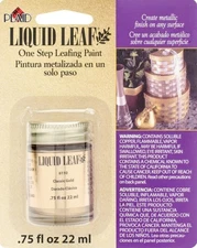 Liquid Leaf One-Step Leafing Paint Metallic Finish .75oz  Classic Gold