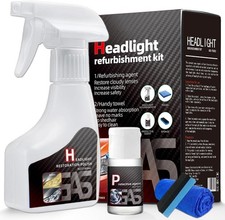 Headlight refurbishing Agent, New Automotive Headlight Restoration Kit,Oxidized