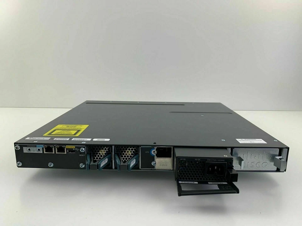Cisco WS-C3560X-48PF-E 48 Port Gigabit PoE Managed Switch - Same Day Shipping - Image 2 of 2