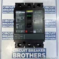 SQUARE D HDL36045 45 Amp 600V 3 Pole Circuit Breaker-Warranty Ship Same Day