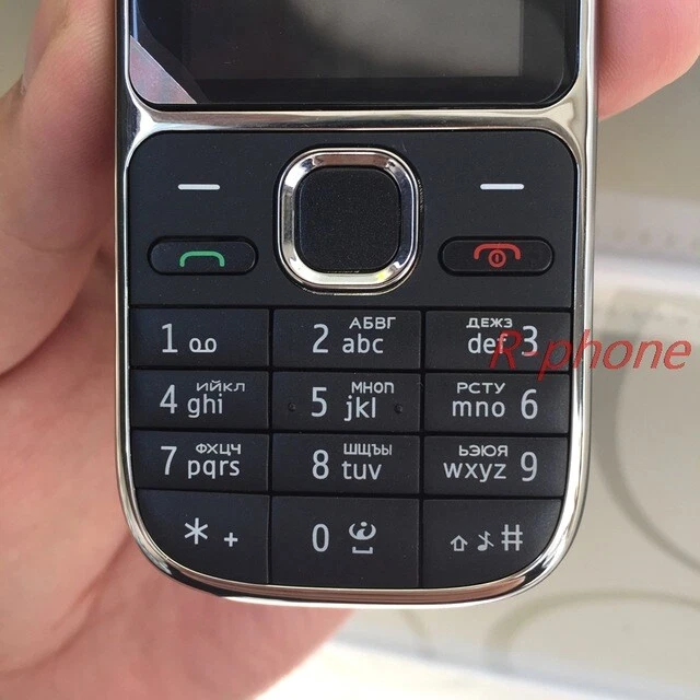 Nokia C2 C2-01 Black GSM Mobile Phone Hebrew Keyboard Original Unlocked phone - Image 2 of 4