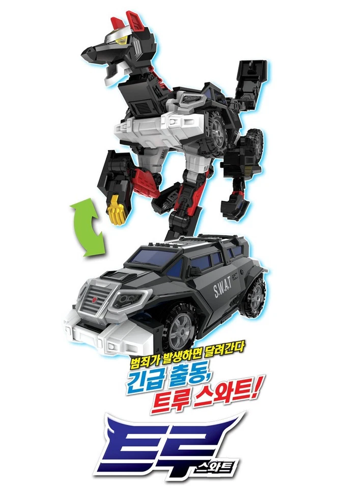 Hello Carbot All Star K-COPS & TRUE SWAT Watch Ver.2 set Transformer Robot Car - Image 4 of 4