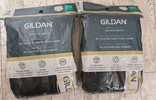 Gildan Briefs XL 40-42 Mens 3 Pack Cotton Mid Rise Underwear Lot of 2 NEW