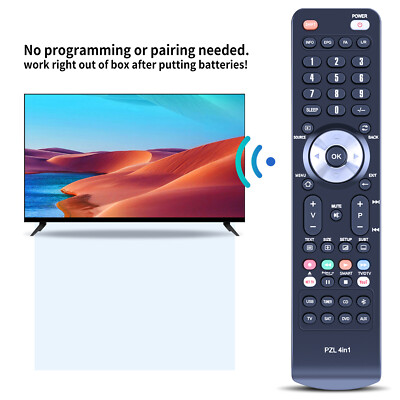 Telecomando Di Ricambio GBS Per TV ZAAP HD509N, HD409N, CLOD, CLODTV - Nuovo Wireless