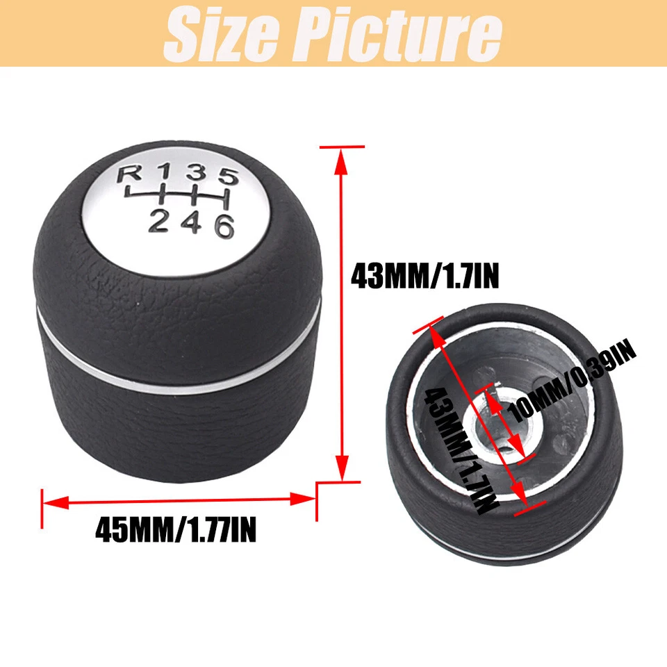 MT For Alfa Romeo Spider Brera 05-11 159 Sportwagon Gear Shift Knob Shifter Boot - Image 3 of 4