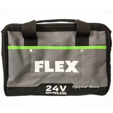 FLEX 24V Brushless Drill/Driver Tool Bag Approximately 18”x 12”x 9” Medium