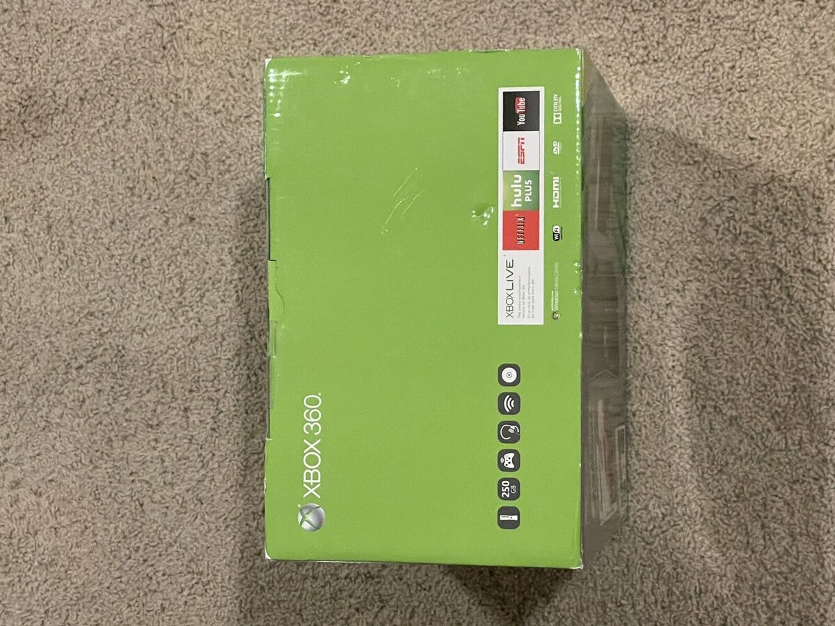New Sealed Microsoft Xbox 360 Holiday Bundle 250GB Black New Sealed Microsoft Xbox 360 Holiday Bundle 250GB Black