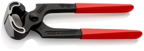 Knipex 50 01 180 Sb Kneifzange Mit Kunststoff üBerzogen Schwarz Atramentiert 180-image