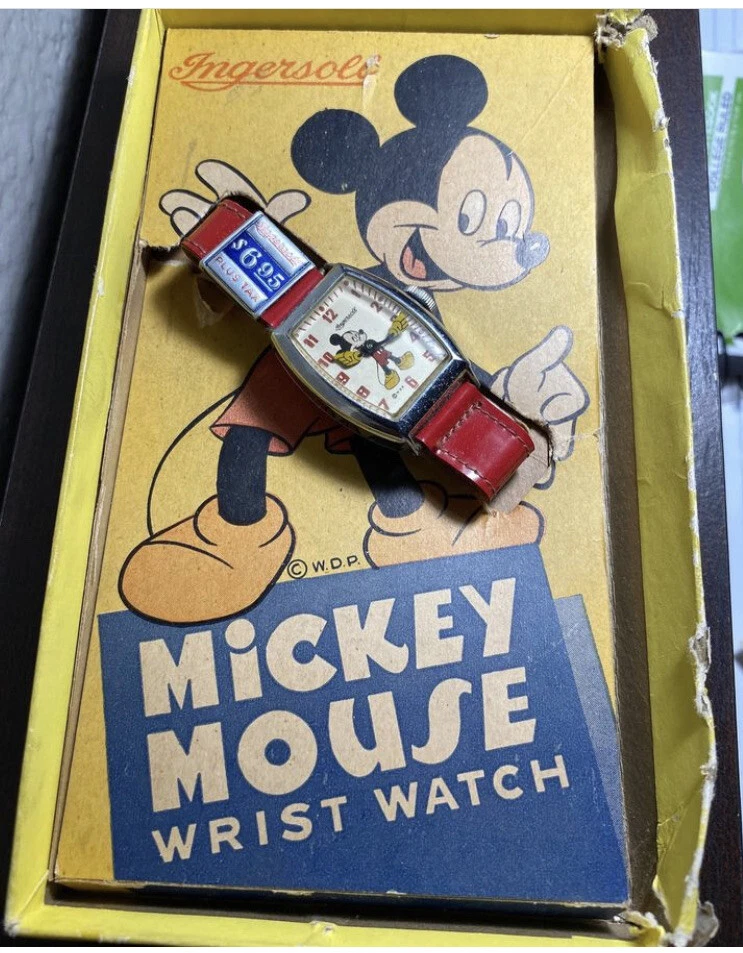 Ingersoll mickey mouse outlet watch history