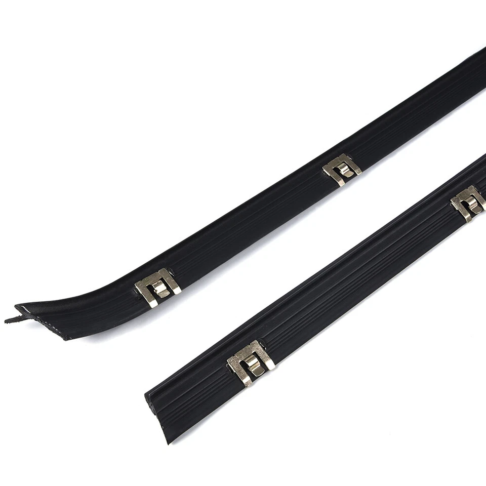 Outer Front&Rear Window Sweep Weatherstrip Seal Set Fit For Chevy GMC Pickup Foto 3 de 4