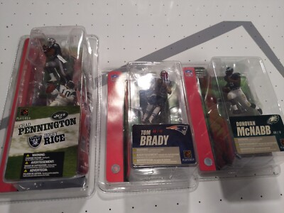 Mcfarlane NFL Tom Brady New England Patriots football inch mini silver  variant
