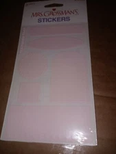 Mrs Grossmans Textured Tags Strawberry Shake Pink Stickers Vintage new 3 sheets