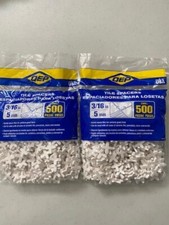 QEP 10284QMX 3/16" Tile Spacers 2 Packs of 500 Total 1000pcs. USA